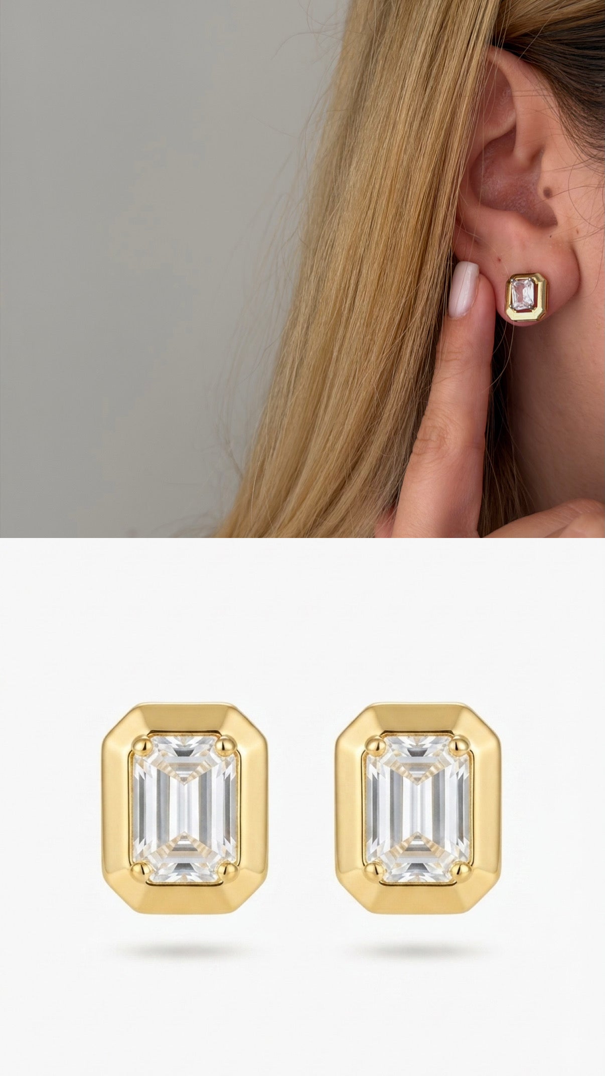 Rhodium Plated Cubic Zirconia Vip 14k earrings  – Catwalk Jewellery wholesale jewelry VIP 14K EARRINGS  Catwalk Jewellery Europe