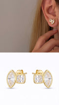 CW1VPEARNG0042-silver-emerald-cut-cz-bezel-stud-earrings-catwalkjewellery wholesale jewelry VIP 14K EARRINGS  Catwalk Jewellery Europe
