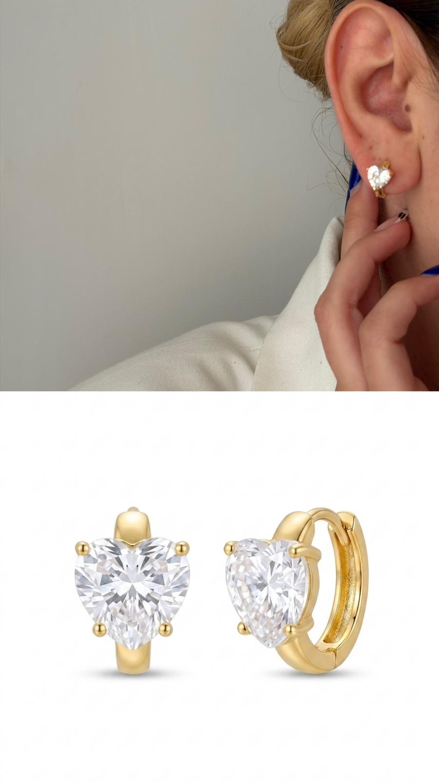 14K Gold Plated Cubic Zirconia Vip 14k earrings  – Catwalk Jewellery wholesale jewelry VIP 14K EARRINGS  Catwalk Jewellery Europe
