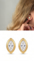 CW1VPEARNG0073-gold-princess-cut-cz-bezel-stud-earrings-catwalkjewellery wholesale jewelry VIP 14K EARRINGS  Catwalk Jewellery Europe