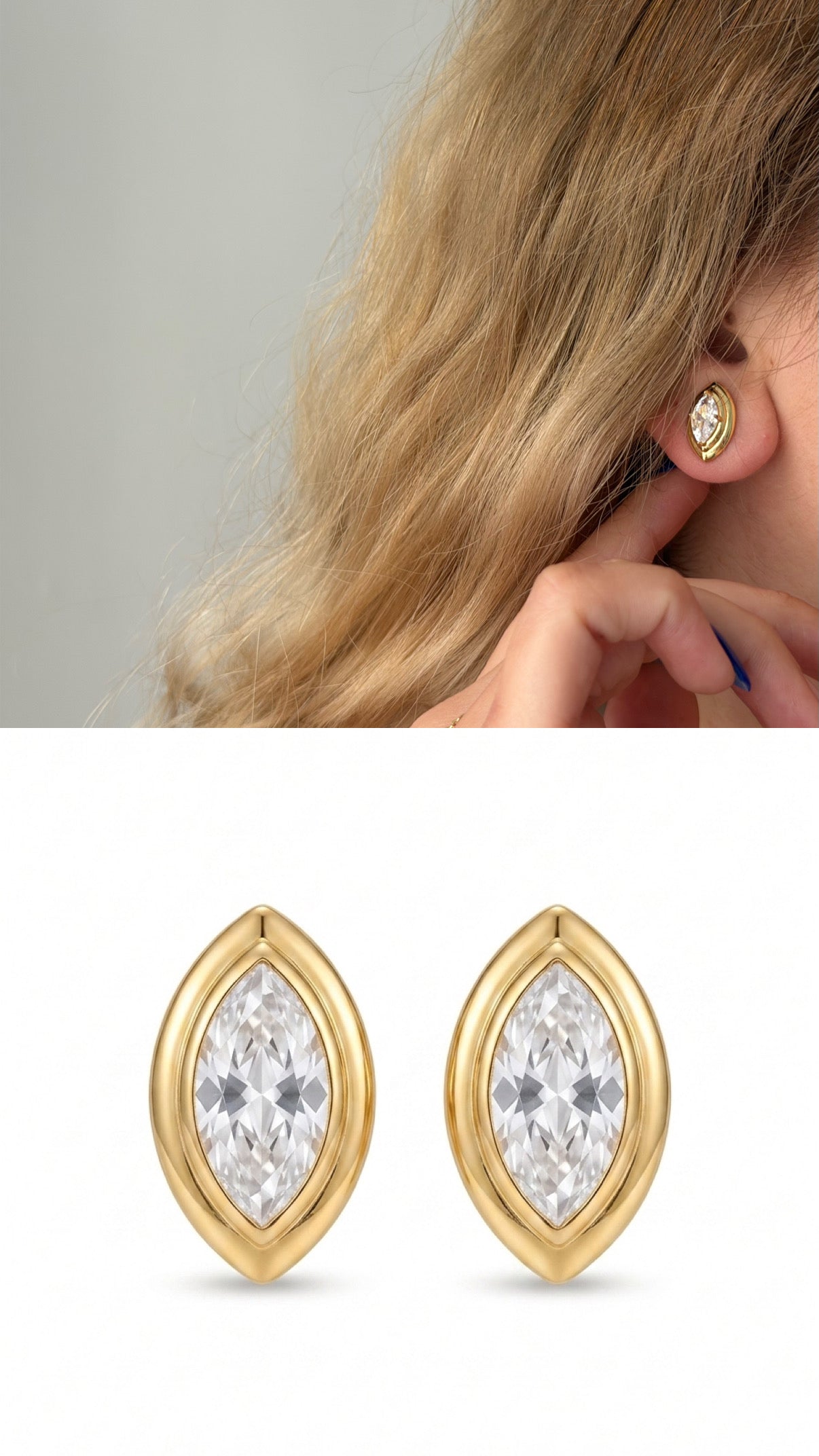 14K Gold Plated Cubic Zirconia Vip 14k earrings  – Catwalk Jewellery wholesale jewelry VIP 14K EARRINGS  Catwalk Jewellery Europe