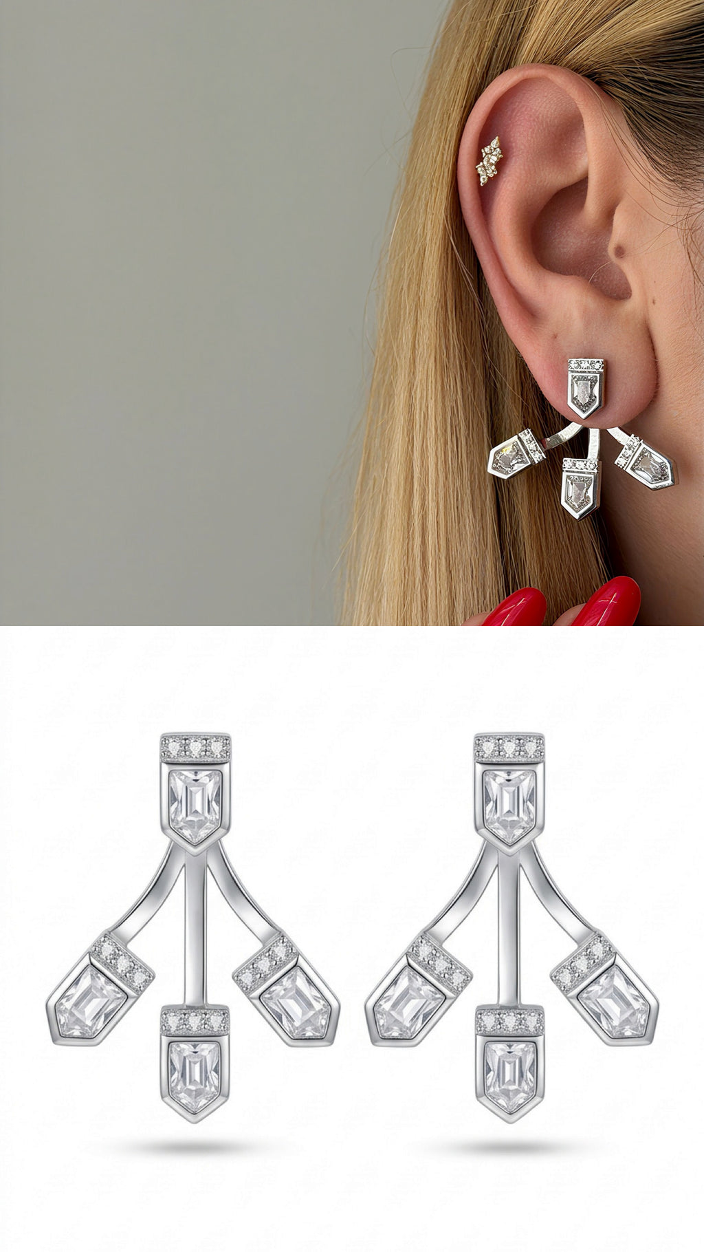 14K Gold Plated Cubic Zirconia Vip 14k earrings  – Catwalk Jewellery wholesale jewelry VIP 14K EARRINGS  Catwalk Jewellery Europe