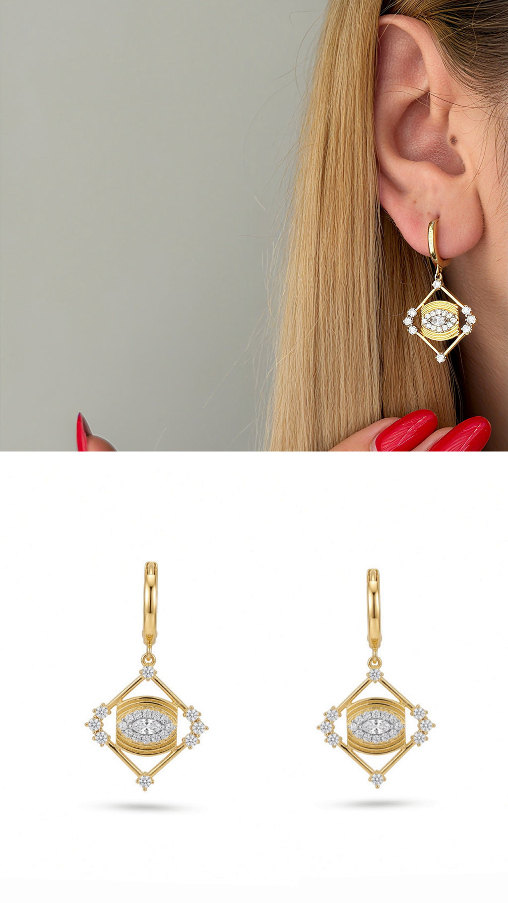 14K Gold Plated Cubic Zirconia Vip 14k earrings  – Catwalk Jewellery wholesale jewelry VIP 14K EARRINGS  Catwalk Jewellery Europe
