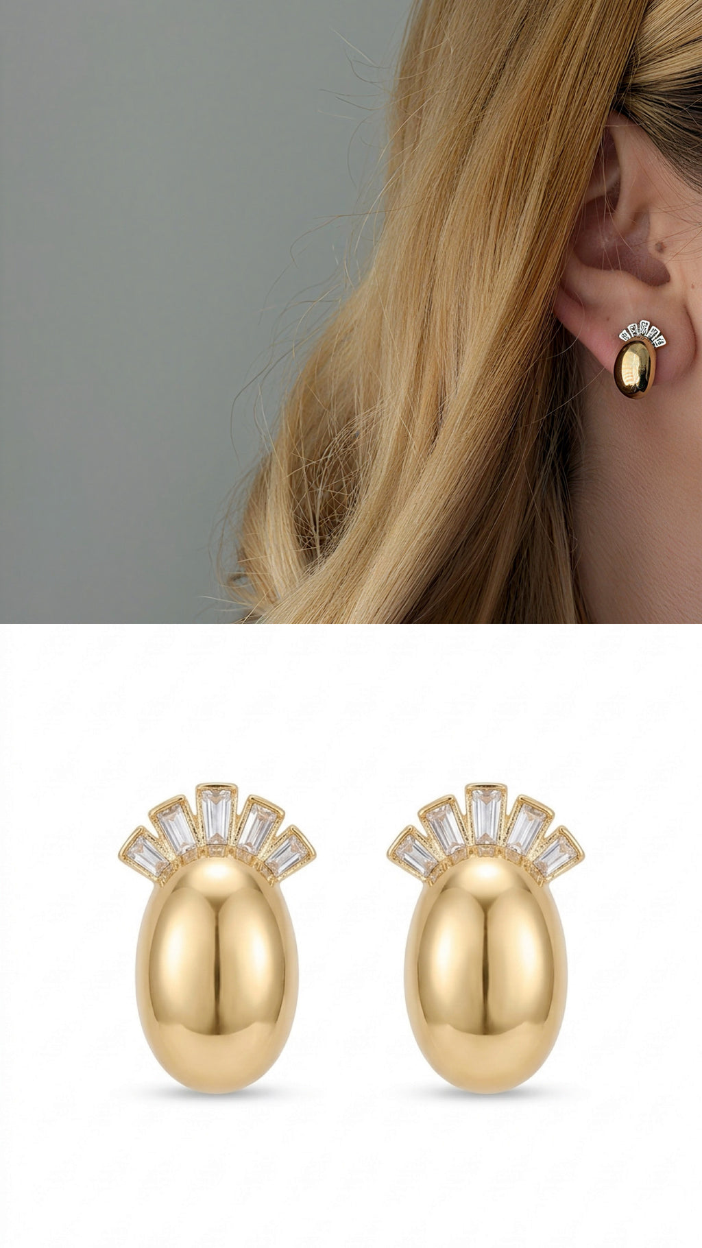 Rhodium Plated Cubic Zirconia Vip 14k earrings  – Catwalk Jewellery wholesale jewelry VIP 14K EARRINGS  Catwalk Jewellery Europe