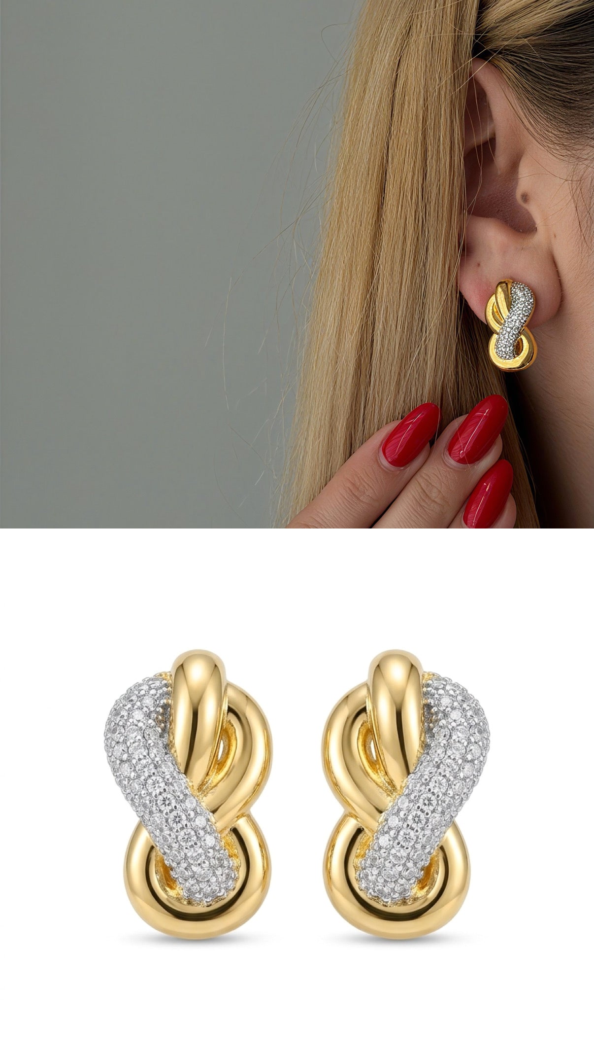 14K Gold Plated Cubic Zirconia Vip 14k earrings  – Catwalk Jewellery wholesale jewelry VIP 14K EARRINGS  Catwalk Jewellery Europe