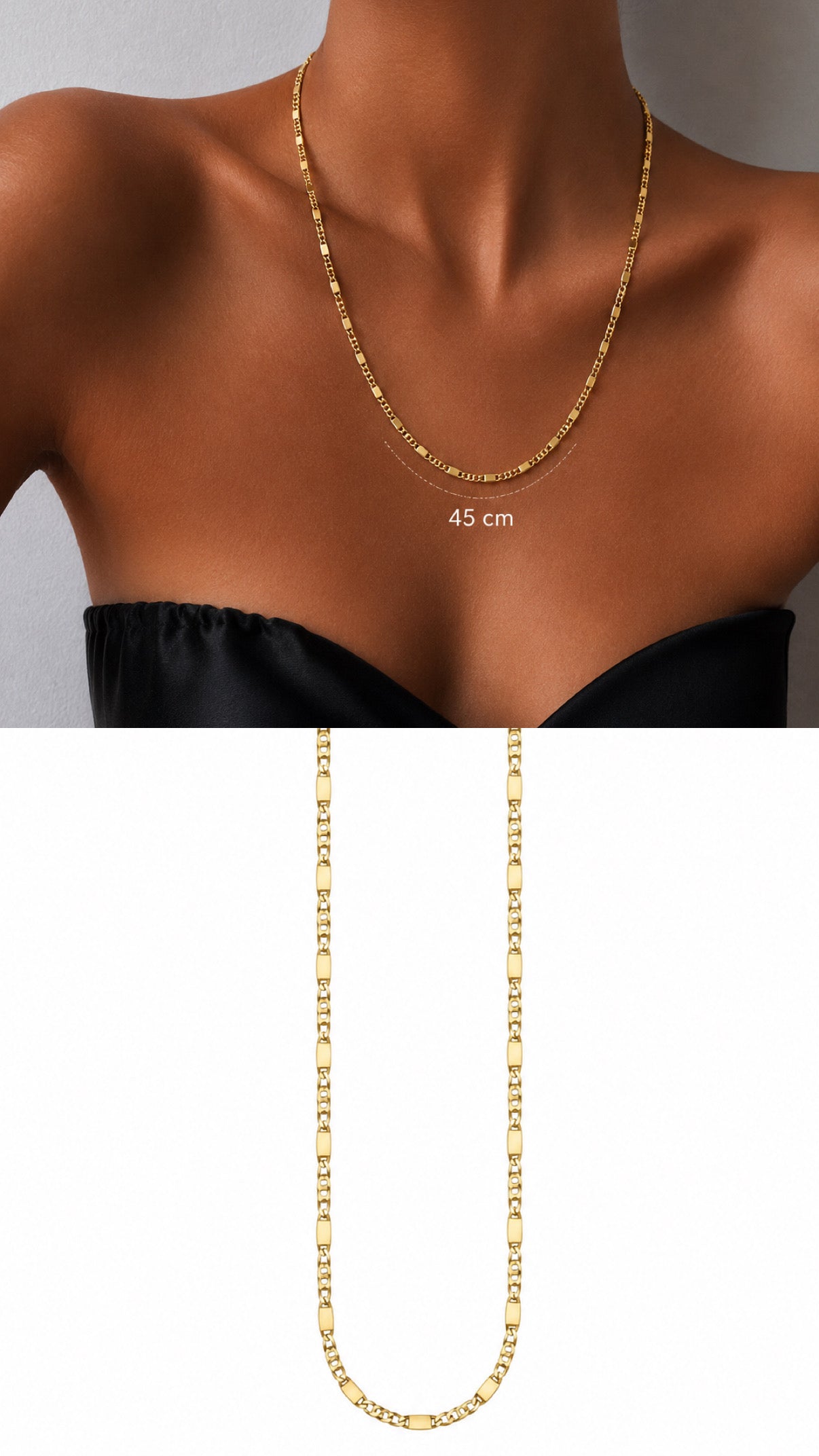 MY1VPNKLC0026 gold-necklace-stainless-steel-waterproof-layered-trendy-wholesale-myaccessories wholesale jewelry NECKLACE  Catwalk Jewellery Europe