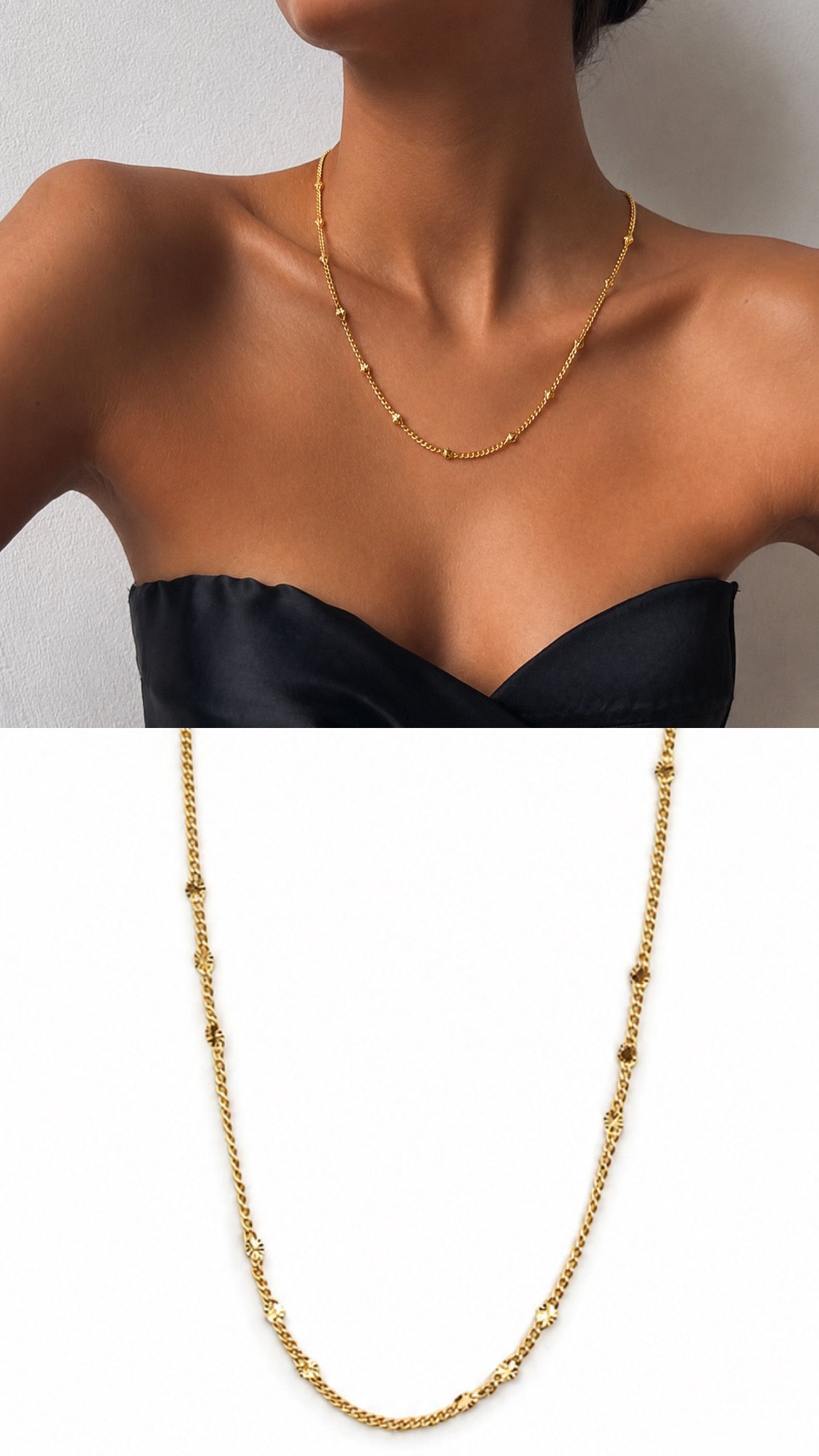 MY1VPNKLC0028 gold-necklace-stainless-steel-waterproof-layered-trendy-wholesale-myaccessories wholesale jewelry NECKLACE  Catwalk Jewellery Europe