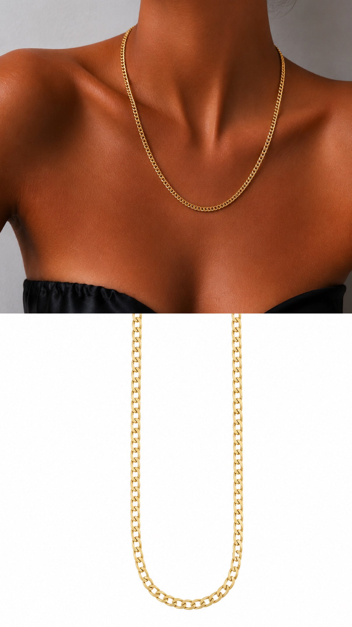 MY1VPNKLC0029 gold-necklace-stainless-steel-waterproof-layered-trendy-wholesale-myaccessories wholesale jewelry NECKLACE  Catwalk Jewellery Europe