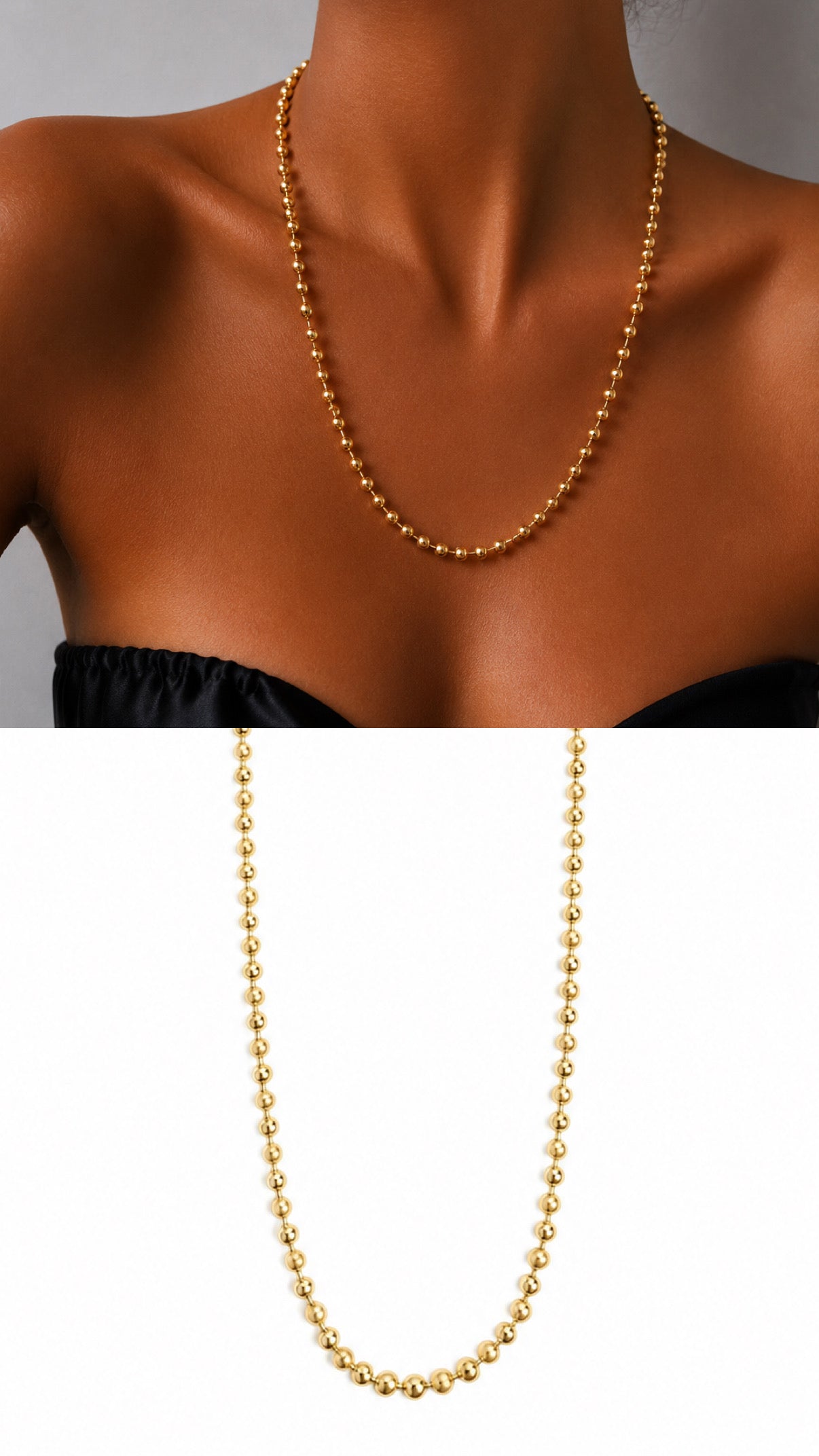 MY1VPNKLC0031 gold-necklace-stainless-steel-waterproof-layered-trendy-wholesale-myaccessories wholesale jewelry NECKLACE  Catwalk Jewellery Europe