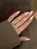 MY1VPRING0049-gold-stackable-ring-stainless-steel-waterproof-trendy-wholesale-myaccessories wholesale jewelry RINGS Catwalk Jewellery Europe