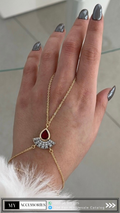 MY8HNDC008 wholesale jewelry HAND CHAINS  Catwalk Jewellery Europe
