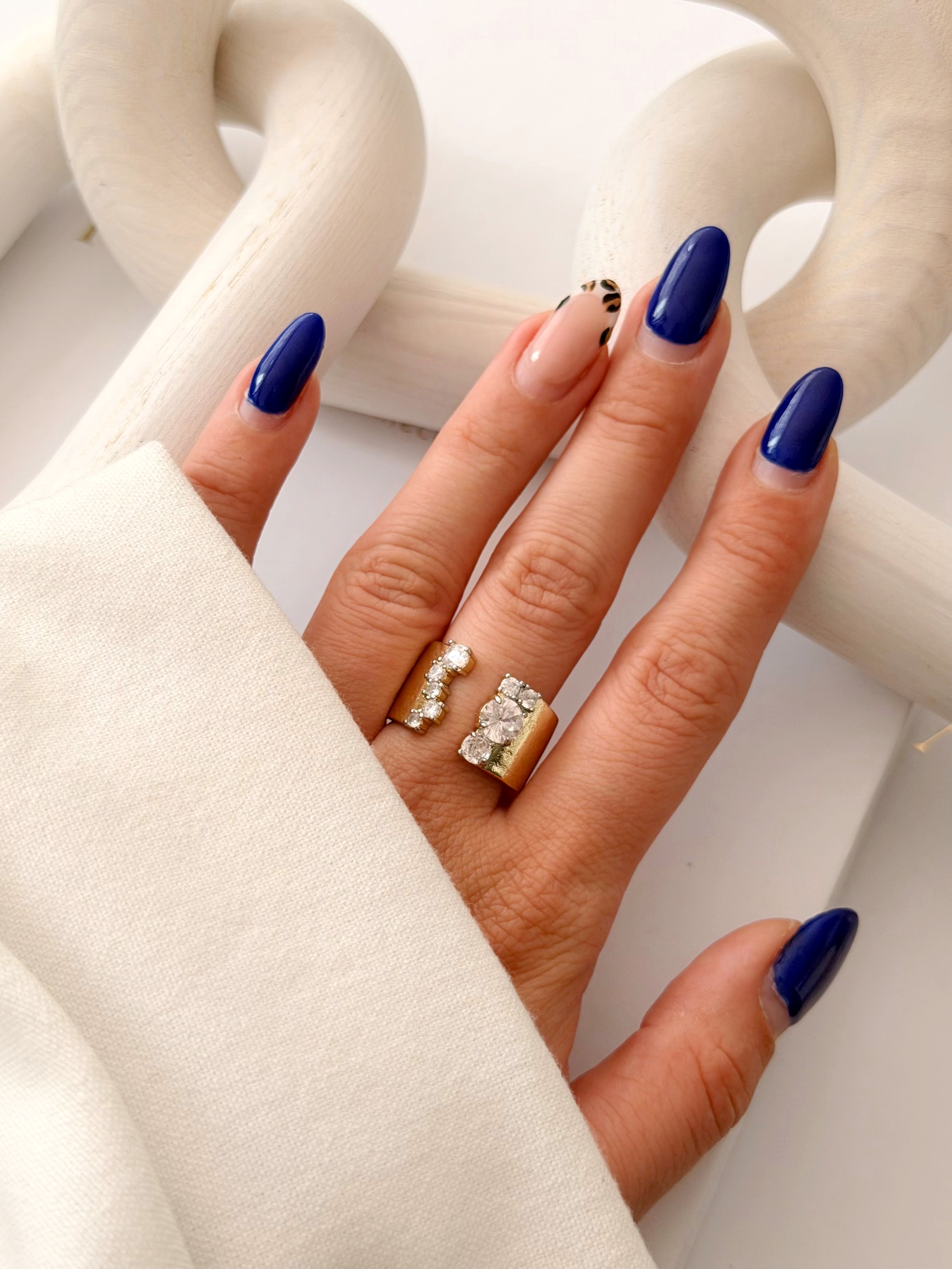 CW1RING00114-gold-cz-pave-cluster-open-wide-band-ring-catwalkjewellery wholesale jewelry RINGS Catwalk Jewellery Europe