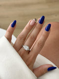 Silver Princess Cut CZ Three Stone Halo Ring - CW1RING00157 | Wholesale Stainless Steel Jewelry Catwalk Jewellery Europe