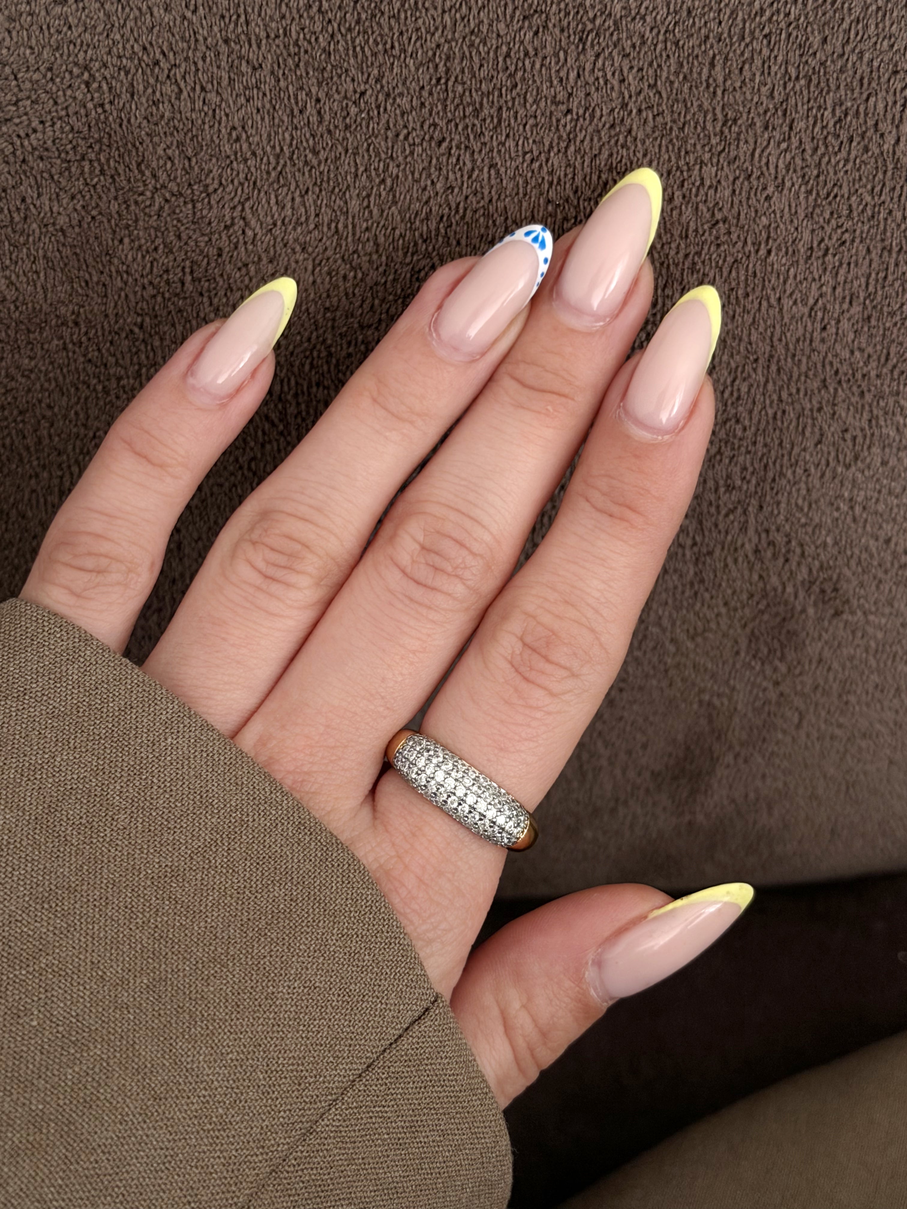 CW1RING00180-gold-chunky-pave-cz-dome-band-ring-catwalkjewellery wholesale jewelry RINGS Catwalk Jewellery Europe