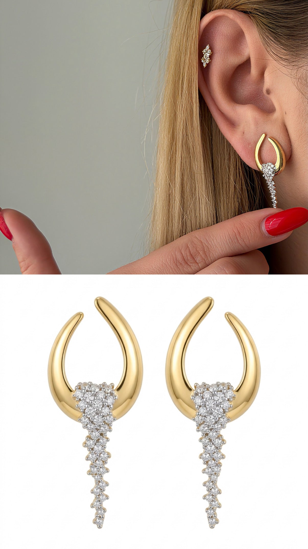 MY1VPERNG00126 gold-hoop-earrings-stainless-steel-myaccessories.webp wholesale jewelry VIP 14K EARRINGS  Catwalk Jewellery Europe