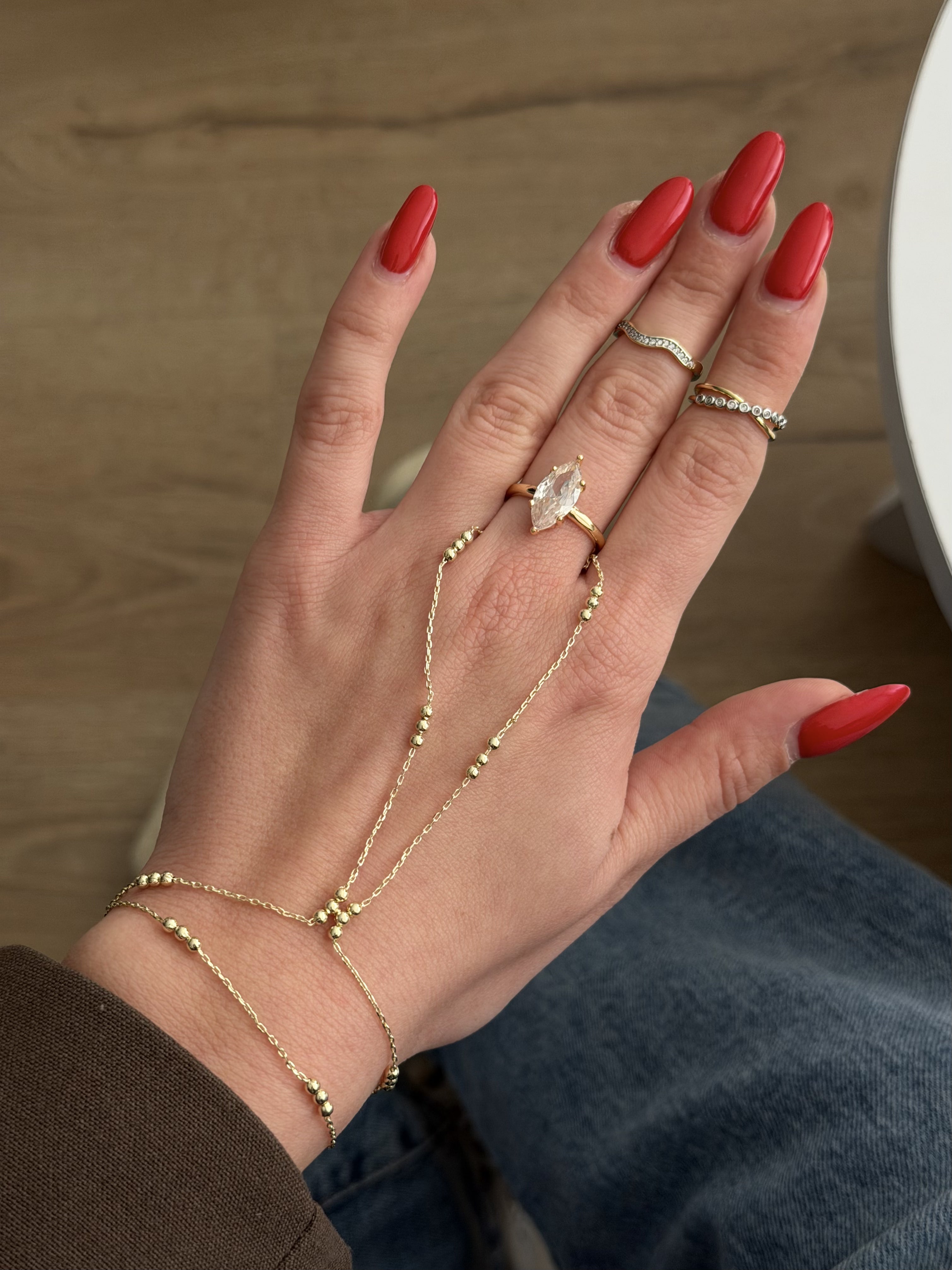 MY1VPHNDC0013 gold-hand-chain-stainless-steel-waterproof-trendy-wholesale-myaccessories wholesale jewelry HAND CHAINS  Catwalk Jewellery Europe