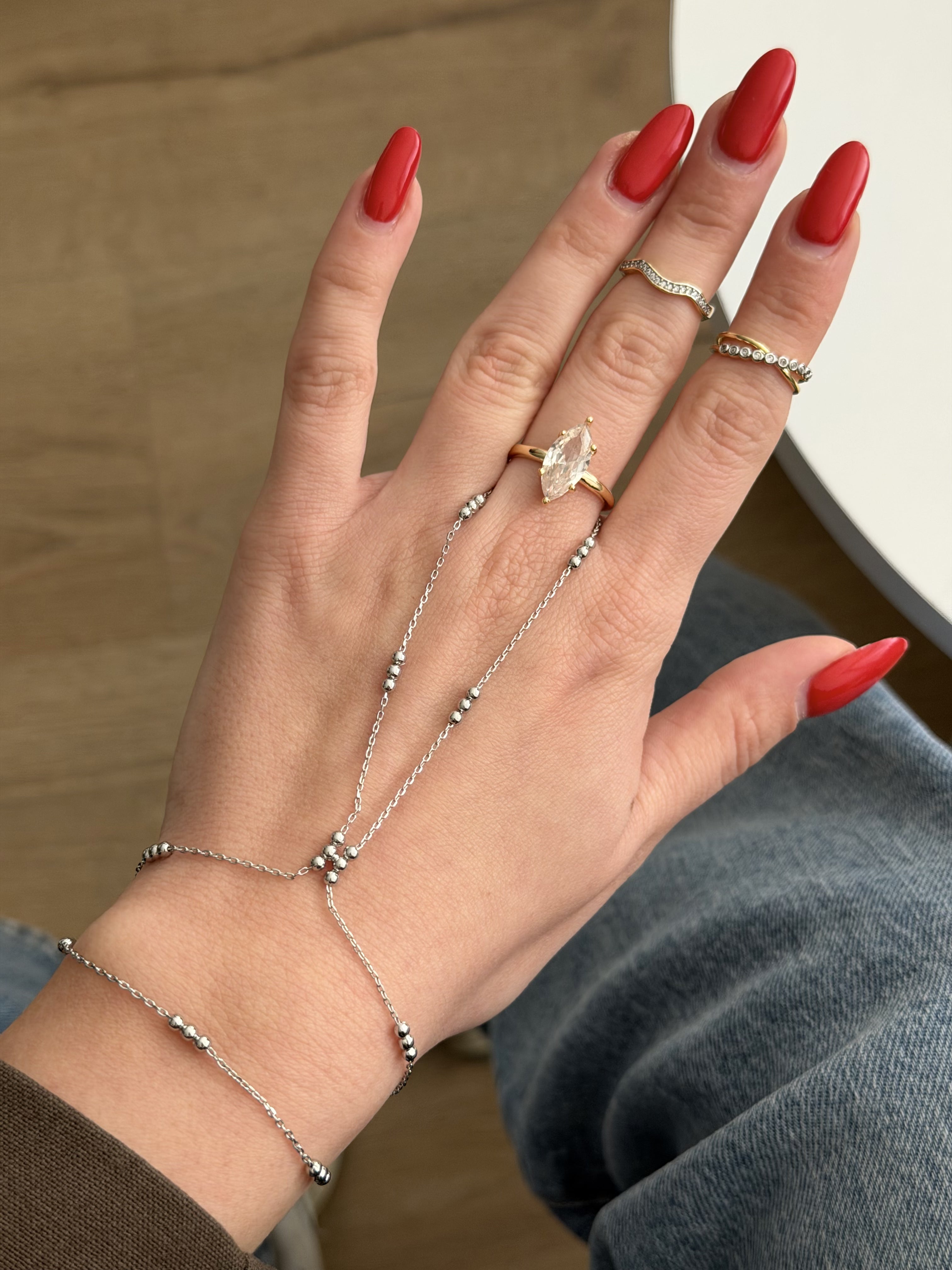 MY1VPHNDC0019 gold-hand-chain-stainless-steel-waterproof-trendy-wholesale-myaccessories wholesale jewelry HAND CHAINS  Catwalk Jewellery Europe
