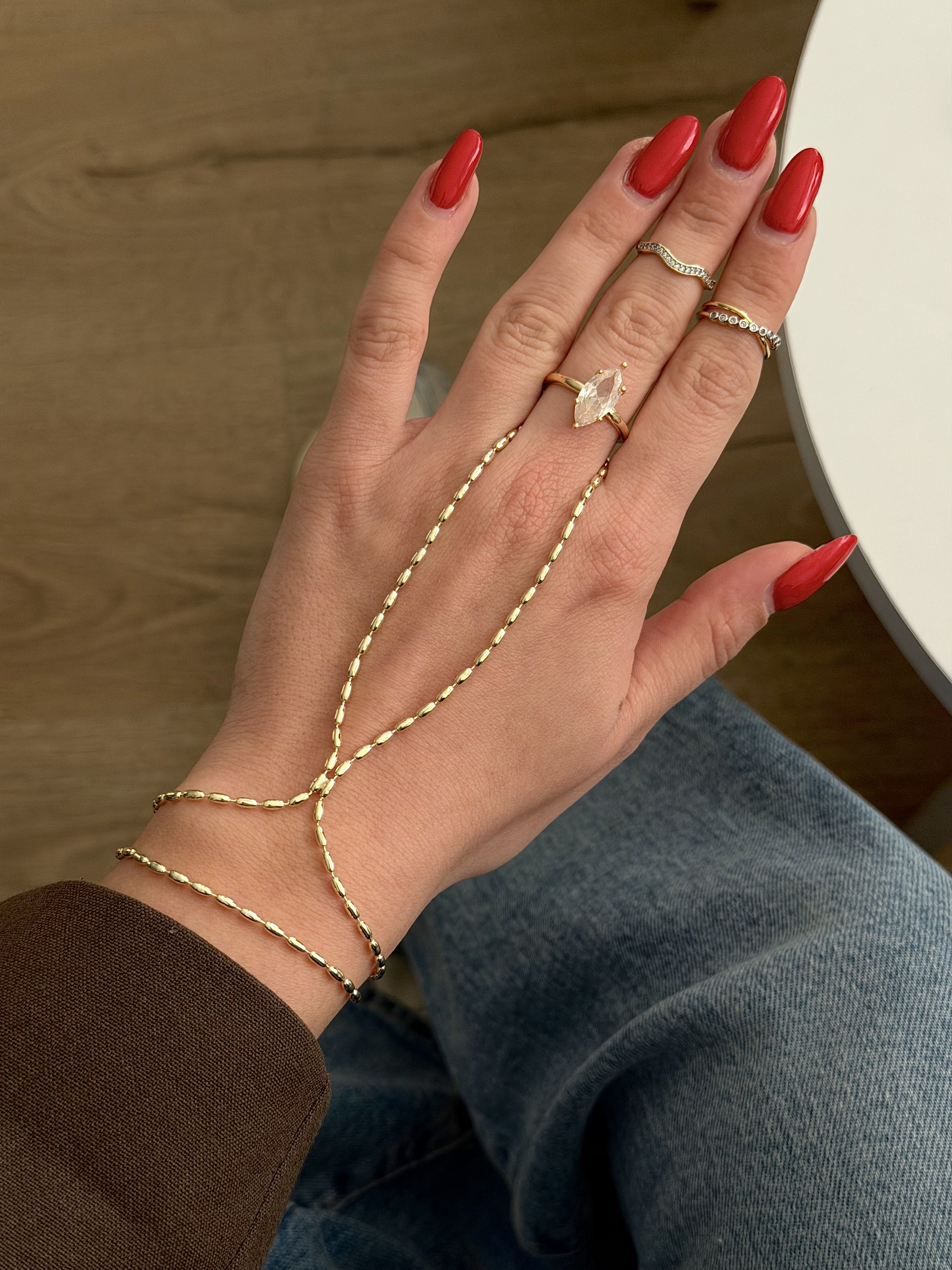 MY1VPHNDC007 gold-hand-chain-stainless-steel-waterproof-trendy-wholesale-myaccessories wholesale jewelry HAND CHAINS  Catwalk Jewellery Europe