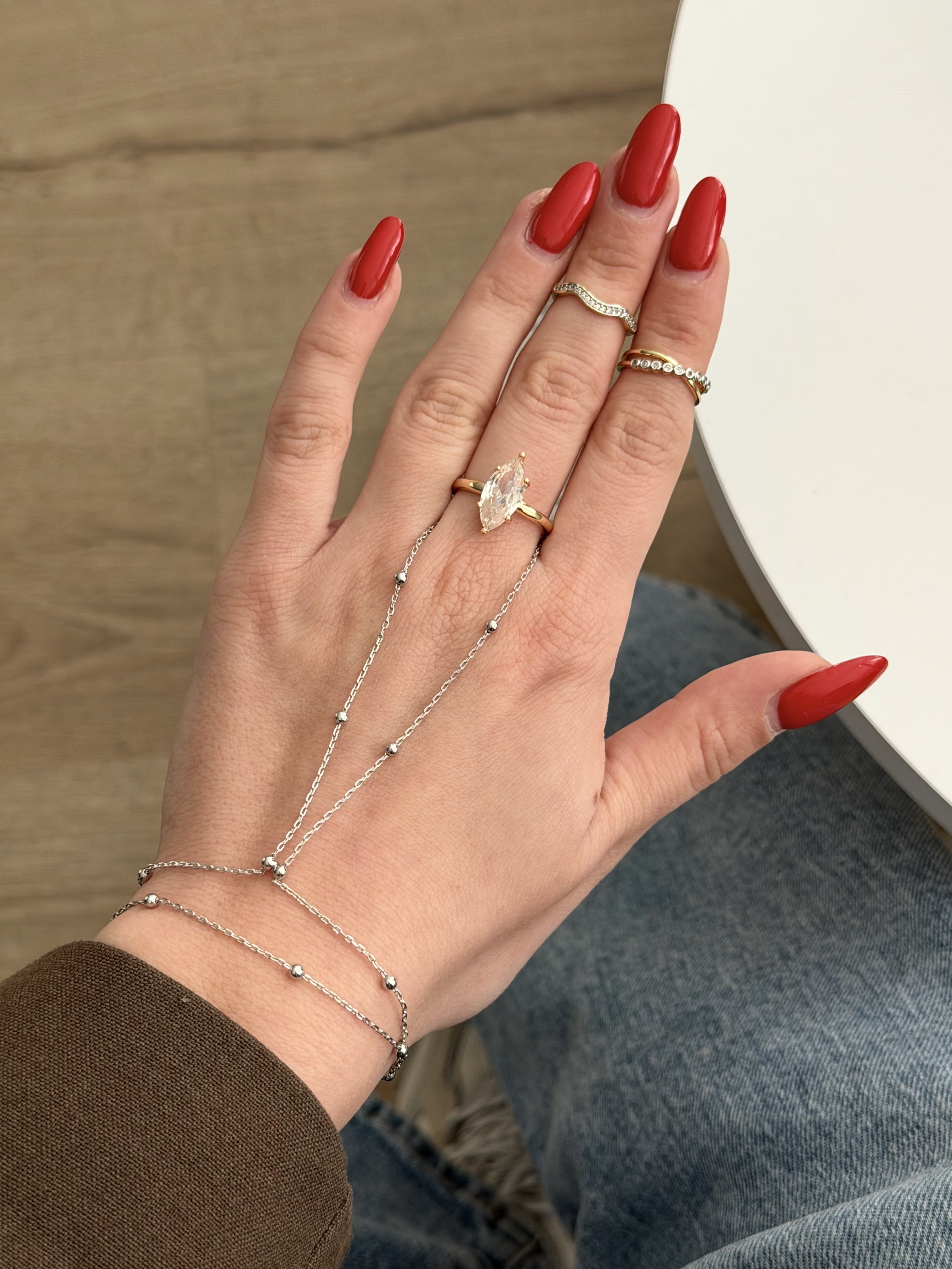 MY1VPHNDC008 gold-hand-chain-stainless-steel-waterproof-trendy-wholesale-myaccessories wholesale jewelry HAND CHAINS  Catwalk Jewellery Europe