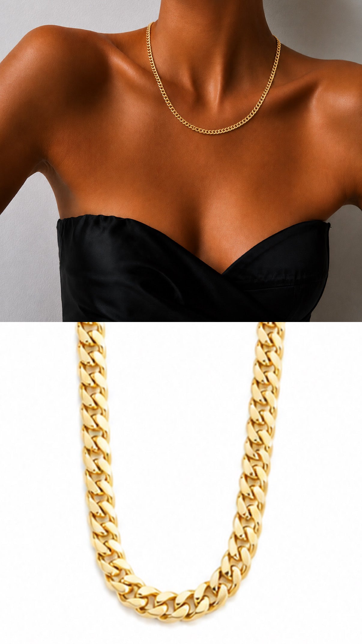 MY1VPNKLC0037 gold-necklace-stainless-steel-waterproof-layered-trendy-wholesale-myaccessories wholesale jewelry NECKLACE  Catwalk Jewellery Europe
