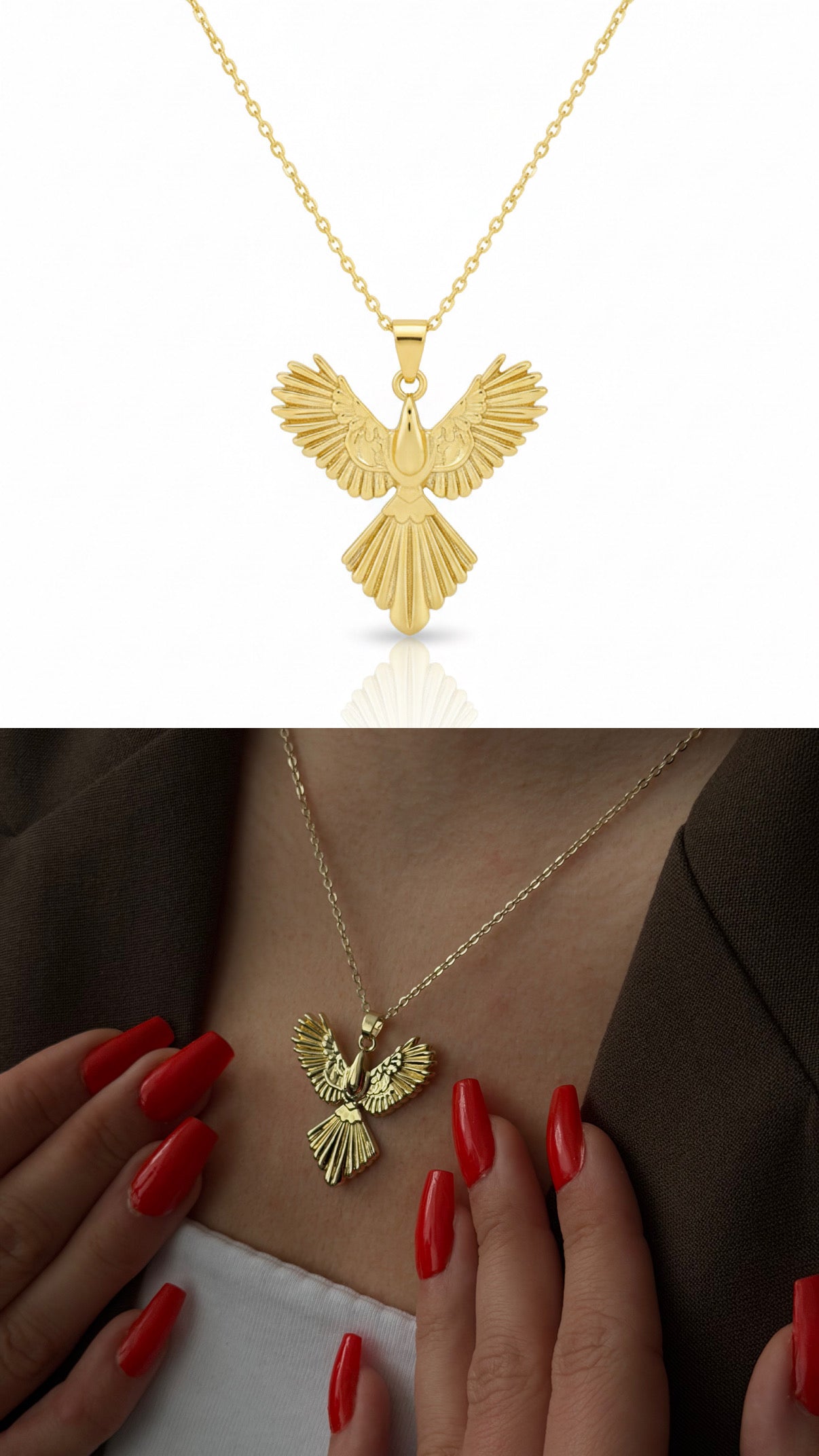 MY1VPNKLC0038 gold-necklace-stainless-steel-waterproof-layered-trendy-wholesale-myaccessories wholesale jewelry NECKLACE  Catwalk Jewellery Europe