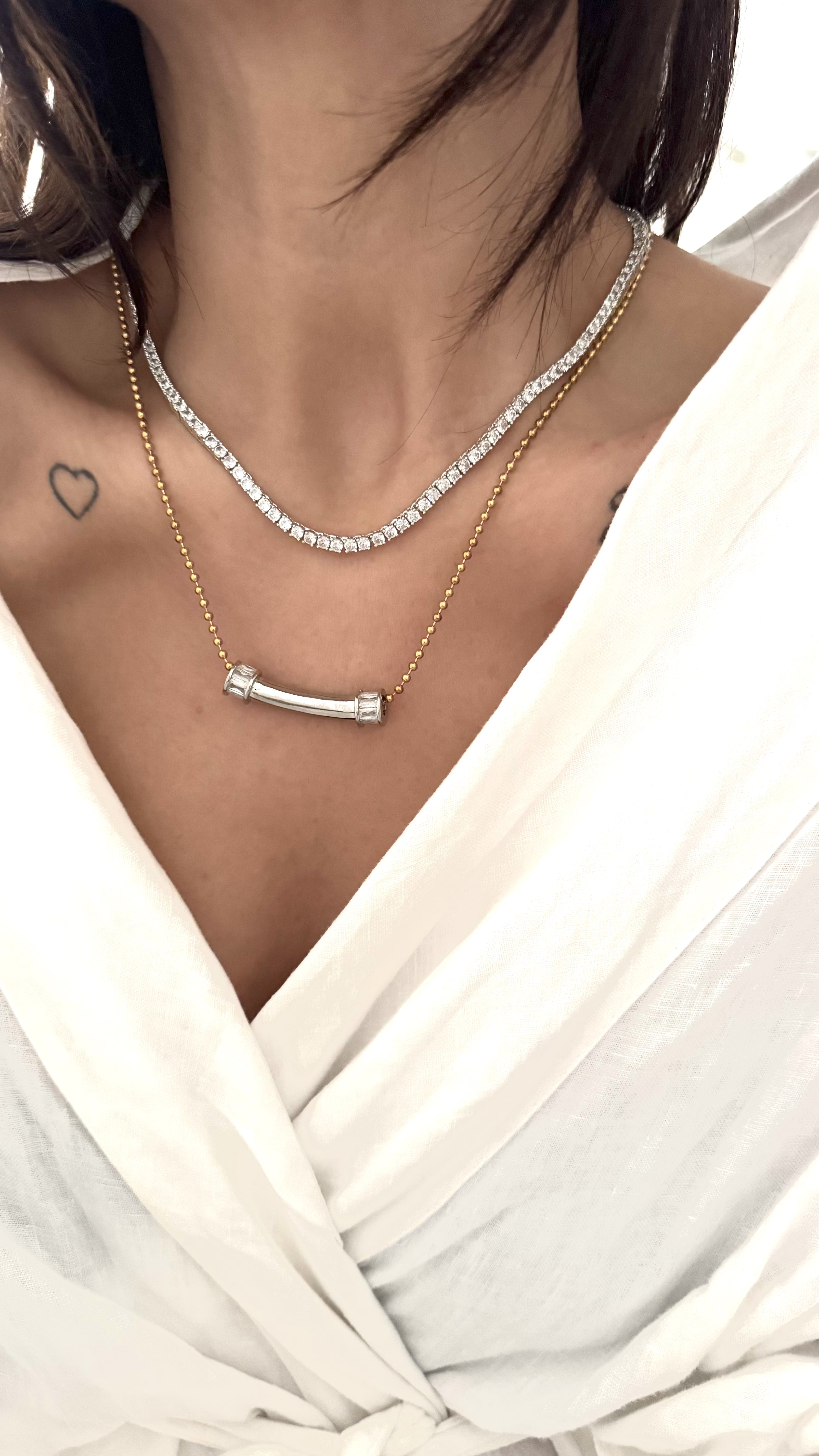 MY1VPNKLC0043 gold-necklace-stainless-steel-waterproof-layered-trendy-wholesale-myaccessories wholesale jewelry NECKLACE  Catwalk Jewellery Europe