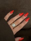 MY1VPRING0078-gold-stackable-ring-stainless-steel-waterproof-trendy-wholesale-myaccessories wholesale jewelry RINGS Catwalk Jewellery Europe