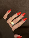 MY1VPRING0079-gold-stackable-ring-stainless-steel-waterproof-trendy-wholesale-myaccessories wholesale jewelry RINGS Catwalk Jewellery Europe