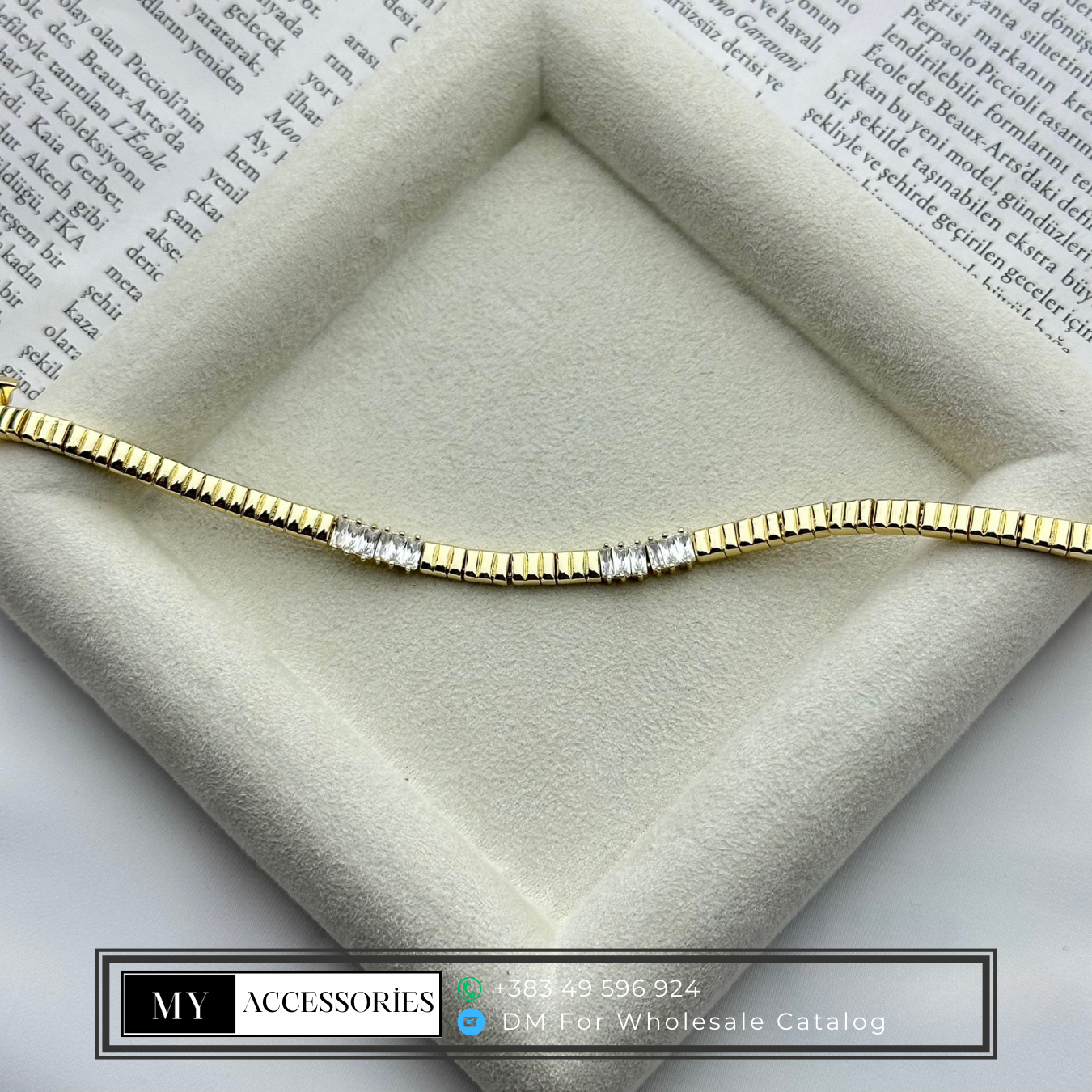 MY5V14BRC011 wholesale jewelry VIP 14K BRACELETS Catwalk Jewellery Europe