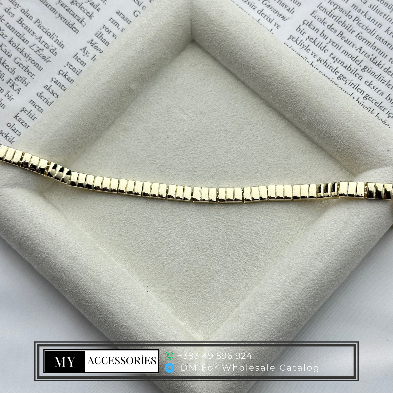 MY5V14BRC013 wholesale jewelry VIP 14K BRACELETS Catwalk Jewellery Europe