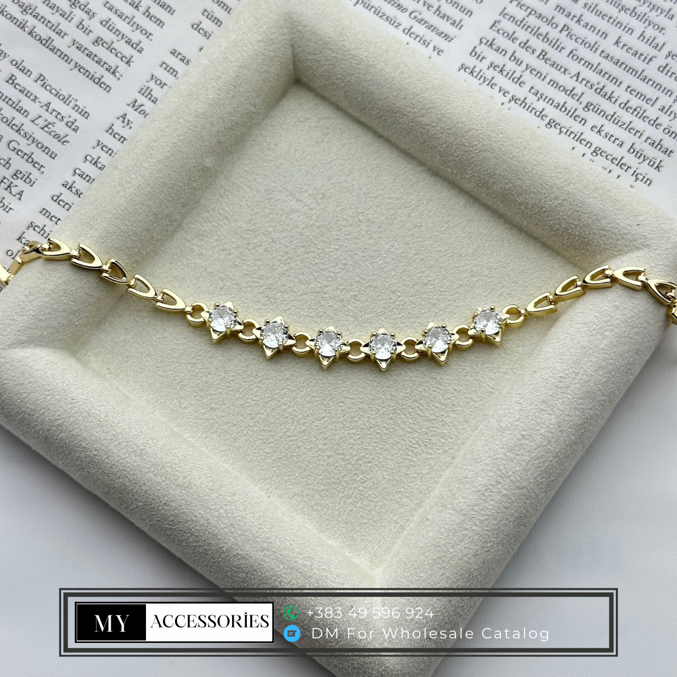 MY5V14BRC016 wholesale jewelry VIP 14K BRACELETS Catwalk Jewellery Europe