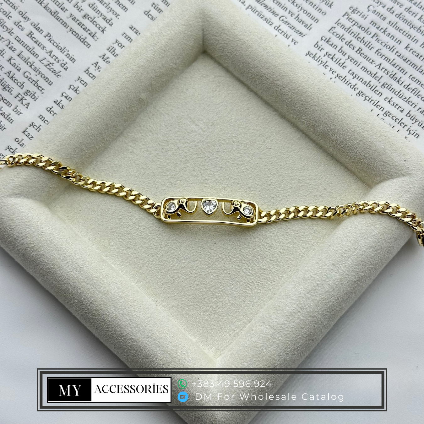 MY5V14BRC021 wholesale jewelry VIP 14K BRACELETS Catwalk Jewellery Europe