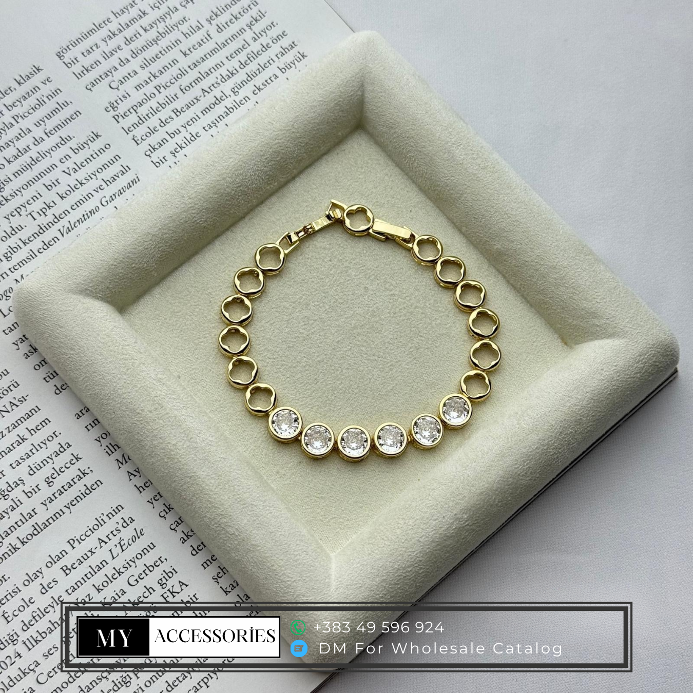 MY5V14BRC023 wholesale jewelry VIP 14K BRACELETS Catwalk Jewellery Europe