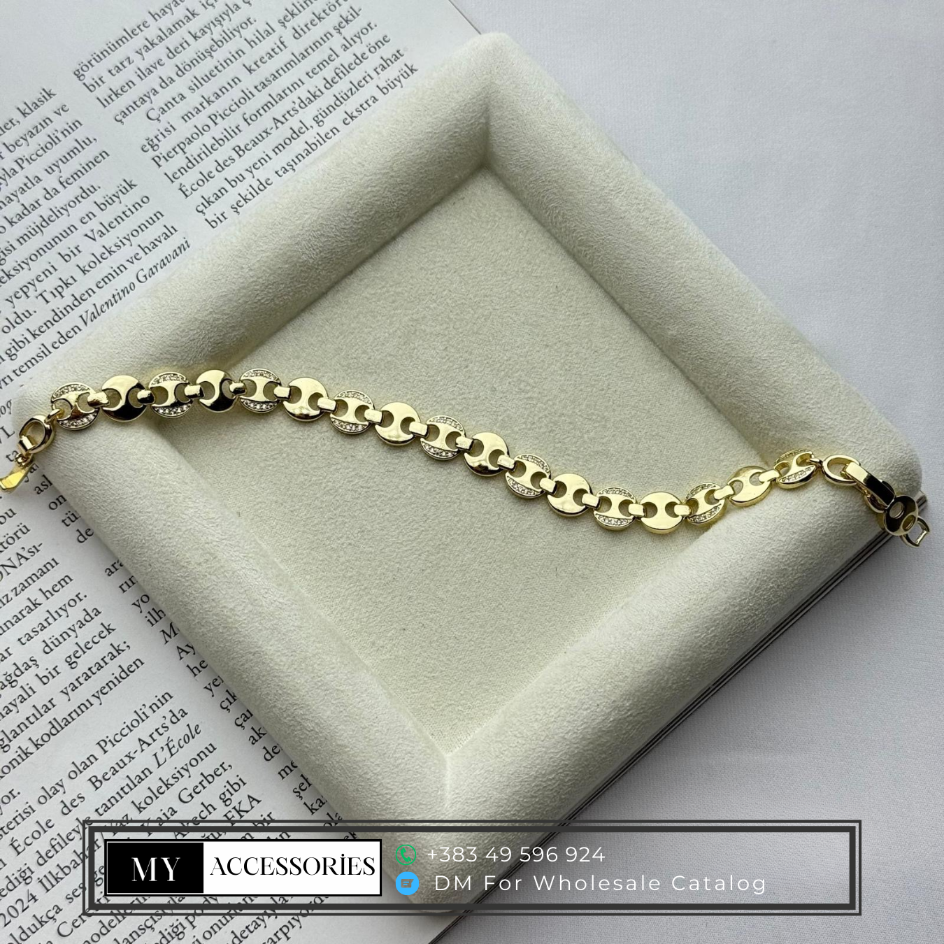 MY5V14BRC024 wholesale jewelry VIP 14K BRACELETS Catwalk Jewellery Europe