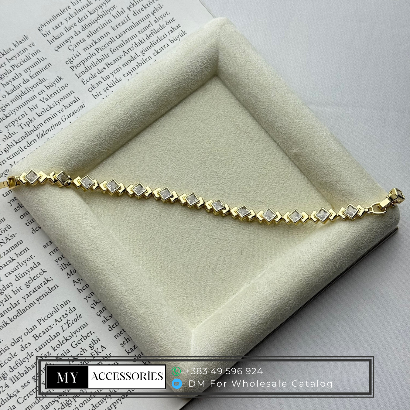 MY5V14BRC030 wholesale jewelry VIP 14K BRACELETS Catwalk Jewellery Europe