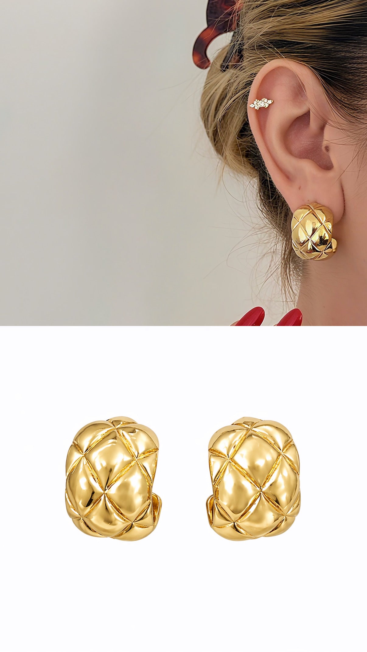 MY1VPERNG00130 gold-hoop-earrings-stainless-steel-myaccessories wholesale jewelry VIP 14K EARRINGS  Catwalk Jewellery Europe