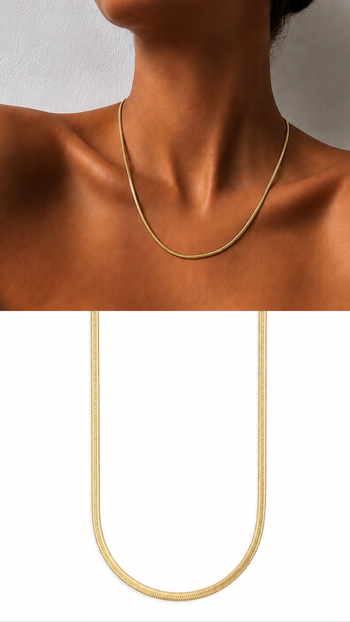 MY1VPNKLC0049 gold-necklace-stainless-steel-waterproof-layered-trendy-wholesale-myaccessories wholesale jewelry NECKLACE  Catwalk Jewellery Europe