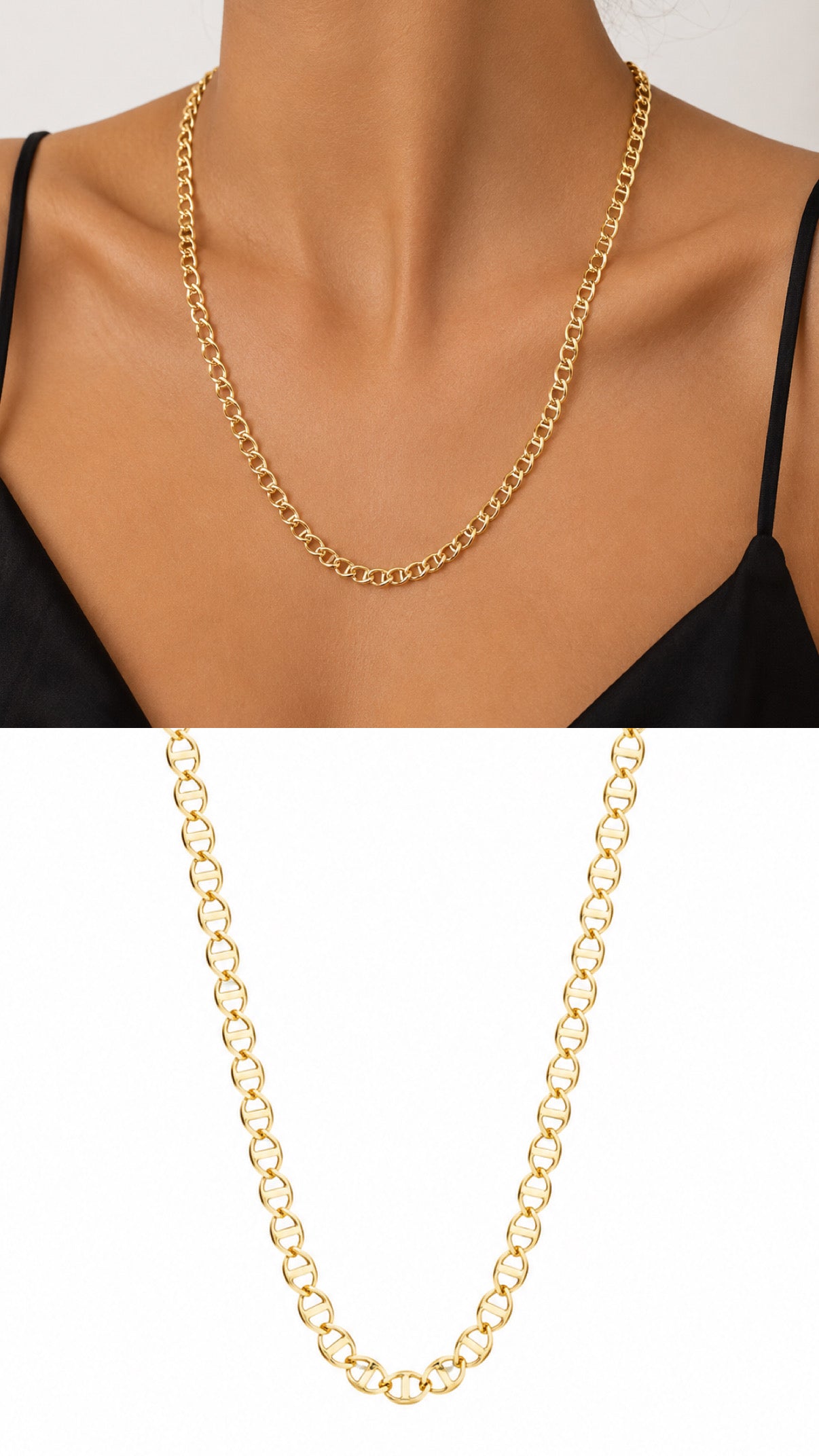 MY1VPNKLC0050 gold-necklace-stainless-steel-waterproof-layered-trendy-wholesale-myaccessories wholesale jewelry NECKLACE  Catwalk Jewellery Europe