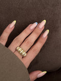 MY1VPRING0086-gold-stackable-ring-stainless-steel-waterproof-trendy-wholesale-myaccessories wholesale jewelry RINGS Catwalk Jewellery Europe