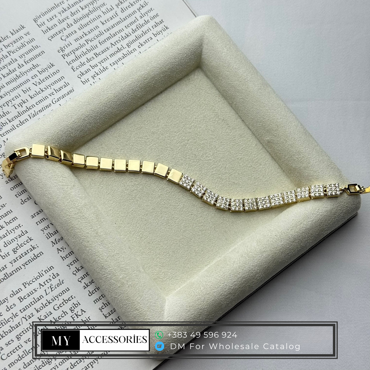 MY5V14BRC038 wholesale jewelry VIP 14K BRACELETS Catwalk Jewellery Europe