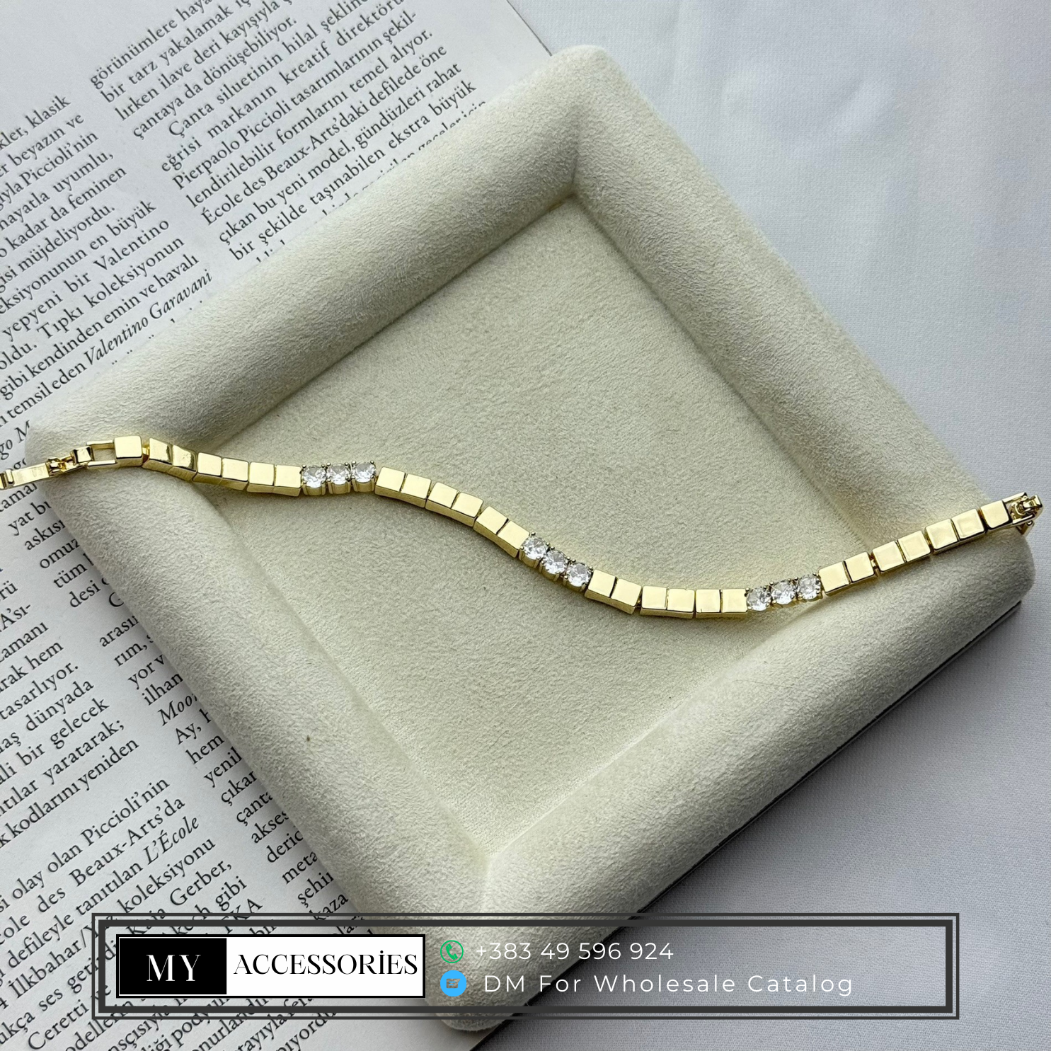 MY5V14BRC040 wholesale jewelry VIP 14K BRACELETS Catwalk Jewellery Europe