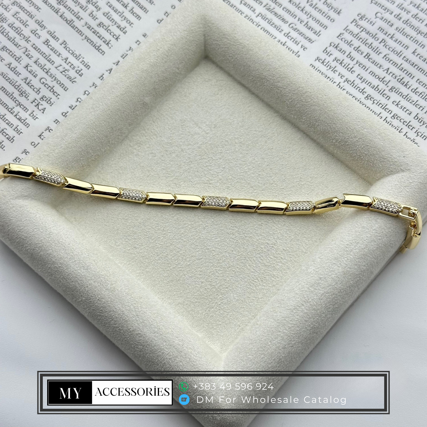 MY5V14BRC046 wholesale jewelry VIP 14K BRACELETS Catwalk Jewellery Europe