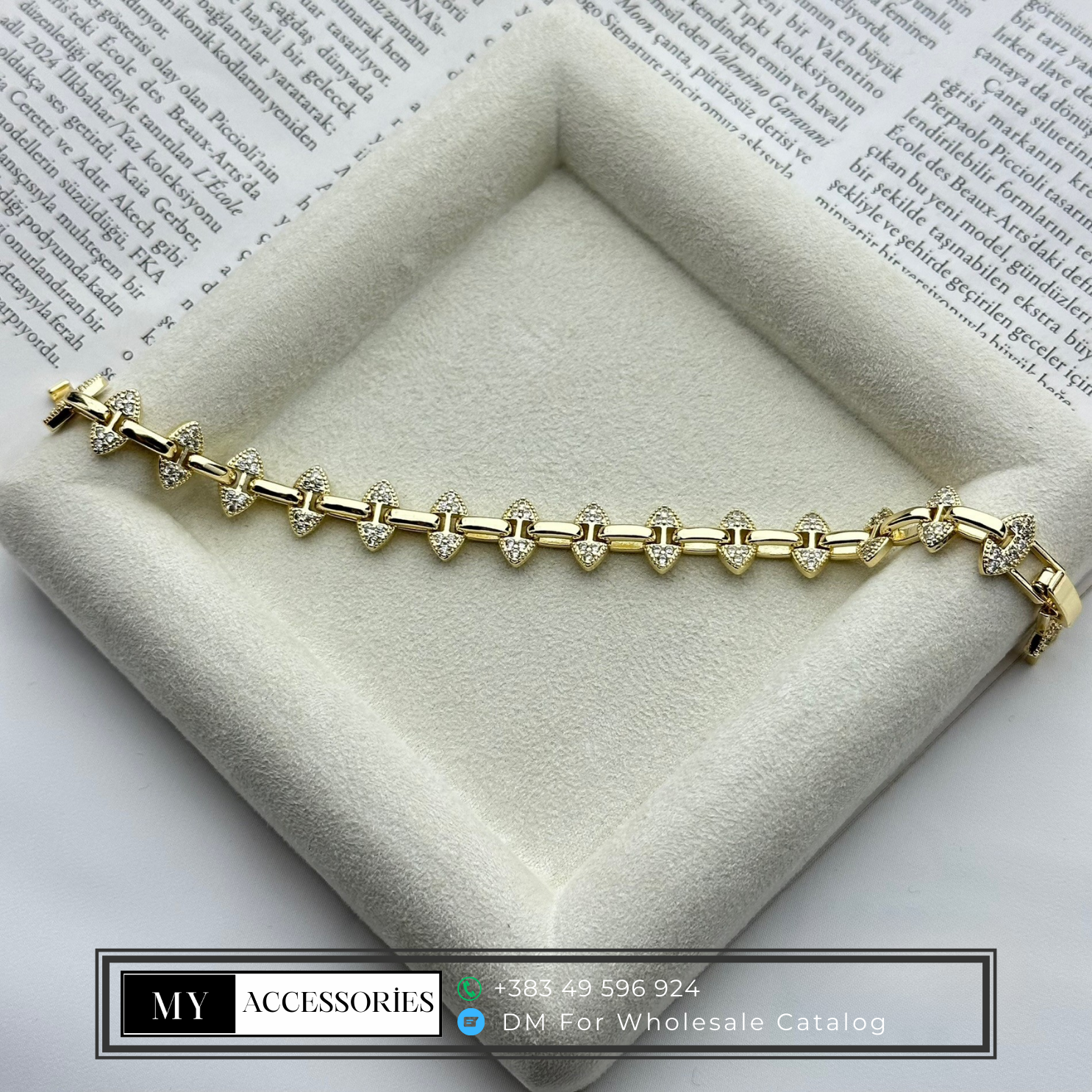 MY5V14BRC048 wholesale jewelry VIP 14K BRACELETS Catwalk Jewellery Europe