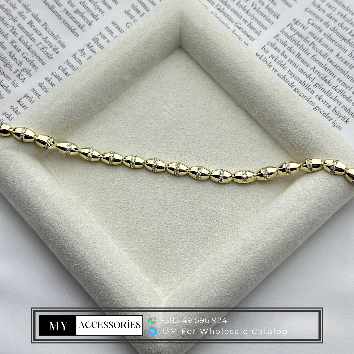 MY5V14BRC052 wholesale jewelry VIP 14K BRACELETS Catwalk Jewellery Europe