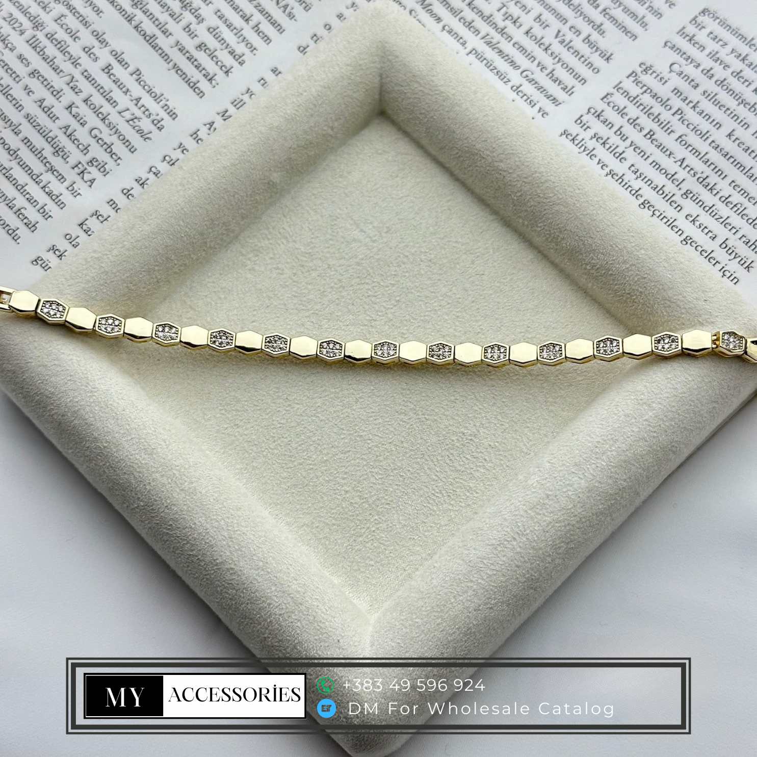 MY5V14BRC055 wholesale jewelry VIP 14K BRACELETS Catwalk Jewellery Europe