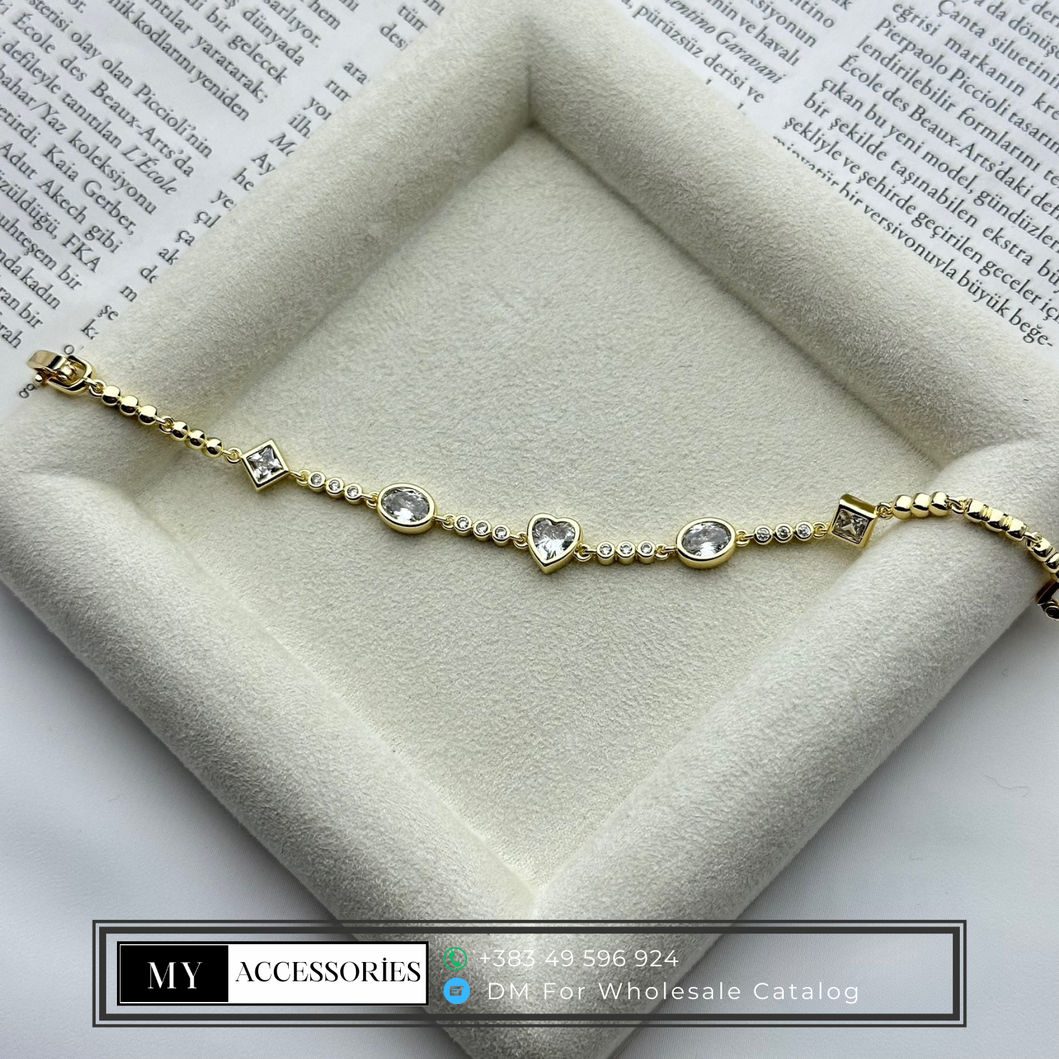 MY5V14BRC056 wholesale jewelry VIP 14K BRACELETS Catwalk Jewellery Europe