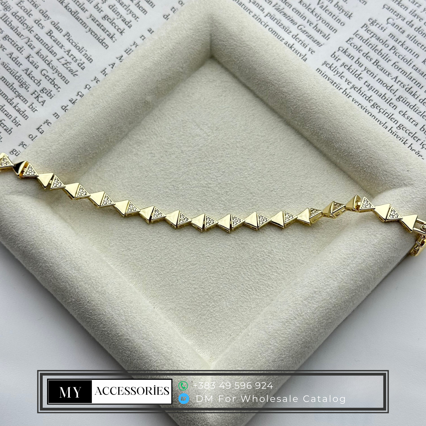 MY5V14BRC057 wholesale jewelry VIP 14K BRACELETS Catwalk Jewellery Europe