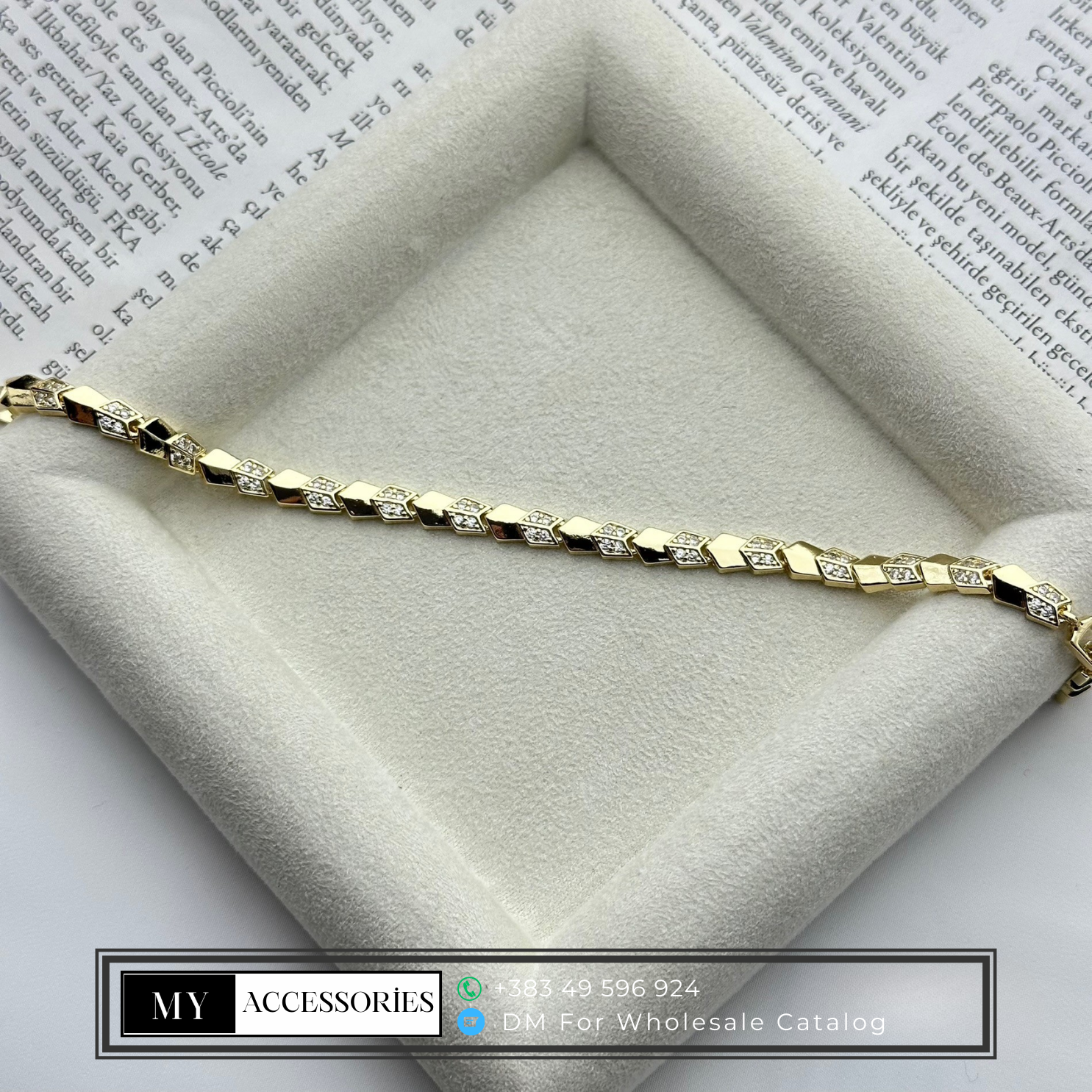 MY5V14BRC058 wholesale jewelry VIP 14K BRACELETS Catwalk Jewellery Europe