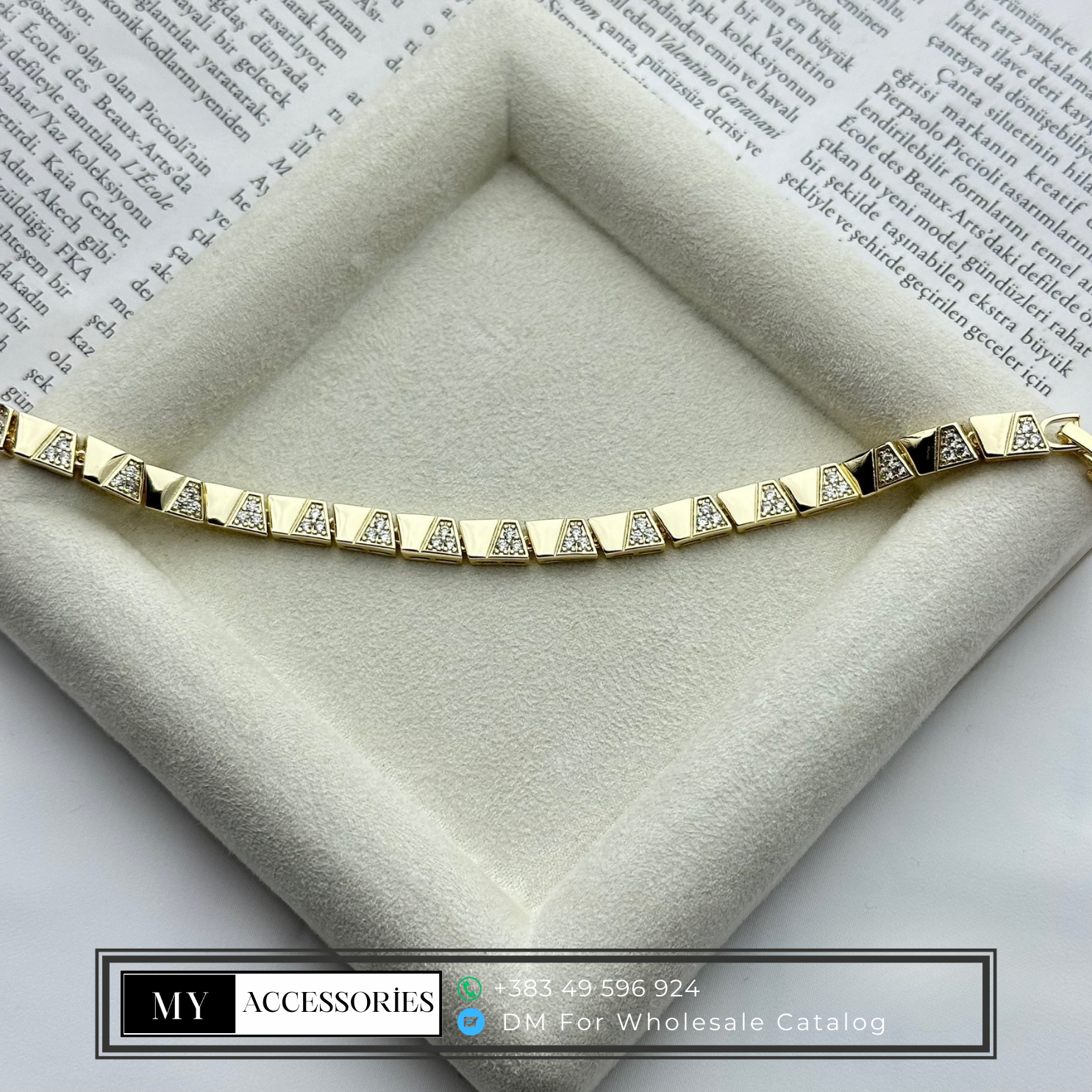 MY5V14BRC059 wholesale jewelry VIP 14K BRACELETS Catwalk Jewellery Europe