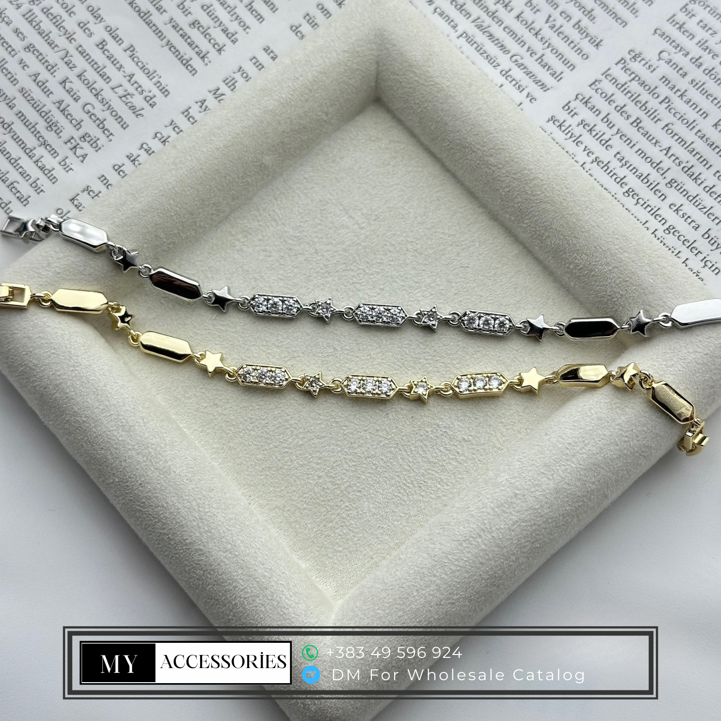 MY5V14BRC060 wholesale jewelry VIP 14K BRACELETS Catwalk Jewellery Europe